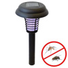 Solárna záhradná LED UV lampa na odháňanie zdochliny 2v1 čierna Solárna záhradná LED UV lampa na odháňanie zdochliny 2v1 čierna