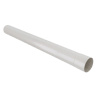 LP zvodová rúra - RAL 9010 Biela, 1 m, 80 mm LP zvodová rúra - RAL 9010 Biela, 1 m, 80 mm