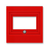 ABB, s.r.o. Levit - 5014H-A00040 65 - Kryt na dátové komponenty USB/HDMI - červená ABB, s.r.o. Levit - 5014H-A00040 65 - Kryt na dátové komponenty USB/HDMI - červená