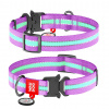 WAUDOG obojok nylonový Glow fialový Fastex QR (25-35cm/1,5cm) WAUDOG obojok nylonový Glow fialový Fastex QR (25-35cm/1,5cm)