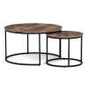 Autronic, Set 2ks stolíkov 80x80cm, MDF staré drevo, AF-3002 OLW Autronic, Set 2ks stolíkov 80x80cm, MDF staré drevo, AF-3002 OLW