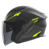 Helma NOX N130 MYST černá matná/žlutá fluo - S - doprava zdarma Helma NOX N130 MYST černá matná/žlutá fluo - S - doprava zdarma
