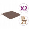 Vankúš na záhradný nábytok - Vankúše stoličky Vidaxl, 2 ks, farebný taupe, 5 (Vankúše stoličky Vidaxl, 2 ks, farebný taupe, 5) Vankúš na záhradný nábytok - Vankúše stoličky Vidaxl, 2 ks, farebný taupe, 5 (Vankúše stoličky Vidaxl, 2 ks, farebný taupe, 5)