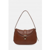 Kožená kabelka Barbour hnedá farba, LBA0493 ONE SIZE Kožená kabelka Barbour hnedá farba, LBA0493 ONE SIZE