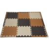 Rialto Baby Hracia podložka puzzle s okrajom Brown Beige Grey 92 x 92 cm Rialto Baby Hracia podložka puzzle s okrajom Brown Beige Grey 92 x 92 cm