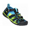 KEEN Detské sandále SEACAMP II CNX YOUTH black/brilliant blue - čierna a modrá Veľkosť EU: 32/33 KEEN Detské sandále SEACAMP II CNX YOUTH black/brilliant blue - čierna a modrá Veľkosť EU: 32/33