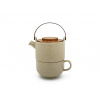 Sada UMEA Tea for one s bambusovým víkem 0,5 l, šedý - BREDEMEIJER (UMEAčaj pro jednoho 0,5l, šedý - BREDEMEIJER) Sada UMEA Tea for one s bambusovým víkem 0,5 l, šedý - BREDEMEIJER (UMEAčaj pro jednoho 0,5l, šedý - BREDEMEIJER)