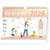 Týždenný rodinný plánovací kalendár 2026 Týždenný rodinný plánovací kalendár 2026