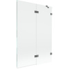 Mexen Lunar, 2-krídlová vaňová zástena pravá 120 x 150 cm, číre sklo, grafitová, 897-120-100-95-00-P Mexen Lunar, 2-krídlová vaňová zástena pravá 120 x 150 cm, číre sklo, grafitová, 897-120-100-95-00-P