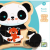 Puzzlo Panda: drevené puzzle - Djeco Puzzlo Panda: drevené puzzle - Djeco