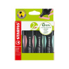 STABILO GREEN BOSS Pastel - ekologický zvýrazňovač - balenie 4 ks - pastelovo zelená, pastelovo ružová, pastelovo tyrkysová a patelovo fialová STABILO GREEN BOSS Pastel - ekologický zvýrazňovač - balenie 4 ks - pastelovo zelená, pastelovo ružová, pastelovo tyrkysová a patelovo fialová