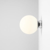 Aldex BALL CHROME | Nástenná lampa v chrómovej povrchovej úprave Veľkosť: M Aldex BALL CHROME | Nástenná lampa v chrómovej povrchovej úprave Veľkosť: M