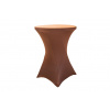TENTino Elastický obrus STANDARD na koktailový bistro stôl 60 cm VIAC FARIEB Farba obrusu: ČOKOLÁDOVOHNEDÁ / CHOCOLATE TENTino Elastický obrus STANDARD na koktailový bistro stôl 60 cm VIAC FARIEB Farba obrusu: ČOKOLÁDOVOHNEDÁ / CHOCOLATE