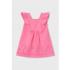 Dievčenské bavlnené šaty Mayoral 3939.6L.Mini.PPY2 ružová 98 Dievčenské bavlnené šaty Mayoral 3939.6L.Mini.PPY2 ružová 98