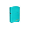 Zippo 26952 Flat Turquoise Zippo Logo Zippo 26952 Flat Turquoise Zippo Logo