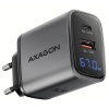 AXAGON AXAGON nabíječka do sítě 67W s LCD / ACU-PQ67D / 1x USB-C / 1x USB-A / PD3.0 / PPS / QC4+ / SFC / AFC / Apple / AXAGON AXAGON nabíječka do sítě 67W s LCD / ACU-PQ67D / 1x USB-C / 1x USB-A / PD3.0 / PPS / QC4+ / SFC / AFC / Apple /
