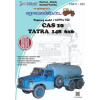 Papierový model - Tatra 148 CAS 10 6x6 Papierový model - Tatra 148 CAS 10 6x6