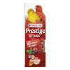 VERSELE LAGA Prestige Sticks Canaries 2 tyčinky pre kanáriky s červeným ovocím a mätou 60g VERSELE LAGA Prestige Sticks Canaries 2 tyčinky pre kanáriky s červeným ovocím a mätou 60g