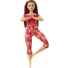 Mattel Barbie Made to Move Bábika multikĺbová, 29cm ryšavá v tmavoružovom joga úbore Mattel Barbie Made to Move Bábika multikĺbová, 29cm ryšavá v tmavoružovom joga úbore