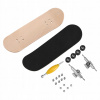 Fingerboard doska skateboard drevená čierna Fingerboard doska skateboard drevená čierna