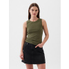 GAP Tielkový Crop top Zelená XXL GAP Tielkový Crop top Zelená XXL