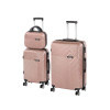 Súprava kufrov na kolieskach TraveLux Pro XVI rose gold Súprava kufrov na kolieskach TraveLux Pro XVI rose gold