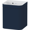 DURAVIT Happy D.2 Plus c-bonded závesná skrinka s nábytkovým umývadielkom bez otvoru, 1 dvierka, pánty vľavo, 400 x 360 x 480 mm, nočná modrá matná lakovaná, HP4633N98980000 DURAVIT Happy D.2 Plus c-bonded závesná skrinka s nábytkovým umývadielkom bez otvoru, 1 dvierka, pánty vľavo, 400 x 360 x 480 mm, nočná modrá matná lakovaná, HP4633N98980000