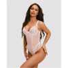 Dámske body Obsessive Weddya Crotchless Teddy biela S/M Dámske body Obsessive Weddya Crotchless Teddy biela S/M