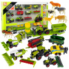 Sada poľnohospodárskych vozidiel click4TOYS, kovovo-plastová, viacfarebná Sada poľnohospodárskych vozidiel click4TOYS, kovovo-plastová, viacfarebná