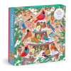 Galison Fóliové puzzle Zimné vtáky 500 dielikov - poškodený obal Galison Fóliové puzzle Zimné vtáky 500 dielikov - poškodený obal
