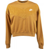 Nike NSW HRTG CREW VELOUR W žltá,biela Dámska mikina M Nike NSW HRTG CREW VELOUR W žltá,biela Dámska mikina M