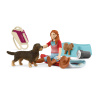 Schleich Prenocovanie s Hannah, hracia sada Schleich Prenocovanie s Hannah, hracia sada