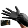 Jednorazové rukavice, nitril Mercator goGRIP BLACK – čierne (balenie - 50 ks); Vel. XL Jednorazové rukavice, nitril Mercator goGRIP BLACK – čierne (balenie - 50 ks); Vel. XL