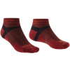 BRIDGEDALE Trail Run UL T2 MS Low, red - S BRIDGEDALE Trail Run UL T2 MS Low, red - S