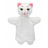 Plyšová maňuška Mačička biela 26 cm Plyšová maňuška Mačička biela 26 cm