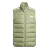 adidas Essentials 3-Stripes Light Down Vest Tent Green S adidas Essentials 3-Stripes Light Down Vest Tent Green S
