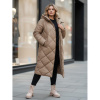 Béžová dlhá dámska bunda TY5477, ty5477-L L Béžová dlhá dámska bunda TY5477, ty5477-L L