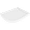Mexen Flow+, štvrťkruhová asymetrická sprchová vanička, pravá, 100 x 90 cm, biela lesklá, 46Q109010RH Mexen Flow+, štvrťkruhová asymetrická sprchová vanička, pravá, 100 x 90 cm, biela lesklá, 46Q109010RH