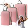 Organizér kompresný MvLine by Marvit ružový sada 3 ks Organizér kompresný MvLine by Marvit ružový sada 3 ks