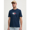 Tommy Hilfiger pánske tmavo modré tričko MW0MW38628 M Tommy Hilfiger pánske tmavo modré tričko MW0MW38628 M