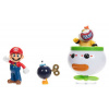 Jakks Pacific World of Nintendo Mini Figurka 2-Pack Mario and Bowser Jr. Clown Car 6 cm Jakks Pacific World of Nintendo Mini Figurka 2-Pack Mario and Bowser Jr. Clown Car 6 cm