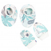Dojčenský bavlnený set-capáčky a rukavičky New Baby Lovely zelený, Univerzální Dojčenský bavlnený set-capáčky a rukavičky New Baby Lovely zelený, Univerzální