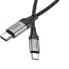 HOCO X102 - Prémiový kábel pre rýchle nabíjanie a dáta - USB typu C na USB typu C, 60W (1 meter) HOCO X102 - Prémiový kábel pre rýchle nabíjanie a dáta - USB typu C na USB typu C, 60W (1 meter)