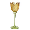 Butlers TULIP Svietnik na čajovú sviečku 23 cm – žltá Butlers TULIP Svietnik na čajovú sviečku 23 cm – žltá
