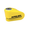 OXFORD LK276 zámok brzdového kotúča ALPHA XD14, čap 14 mm, žltá farba OXFORD LK276 zámok brzdového kotúča ALPHA XD14, čap 14 mm, žltá farba