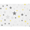 Stoklasa Bavlněná látka hvězdy - 1 (375) bílá žlutá Stoklasa Bavlněná látka hvězdy - 1 (375) bílá žlutá