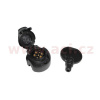 zásuvka 7 pin 12V plast + těsnění, boční vývod levý 9900969 zásuvka 7 pin 12V plast + těsnění, boční vývod levý 9900969