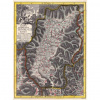 SAMUEL MIKOVÍNI (1686-1750): Mapa Turčianskej stolice. Kolorovaná medirytina. Bratislava, 1736. Druh potlače: Plagát rozmer 100x81(papier posterový, 200g, satinovaný) - Reprodukcia dekoračnej historic SAMUEL MIKOVÍNI (1686-1750): Mapa Turčianskej stolice. Kolorovaná medirytina. Bratislava, 1736. Druh potlače: Plagát rozmer 100x81(papier posterový, 200g, satinovaný) - Reprodukcia dekoračnej historic