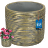 Keramický kvetináč fi 12, kvetinová nádoba - Farba zlatá Keramický kvetináč fi 12, kvetinová nádoba - Farba zlatá
