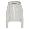 Mikina s kapucňou QS5667E šedá a ružová - Calvin Klein S Mikina s kapucňou QS5667E šedá a ružová - Calvin Klein S